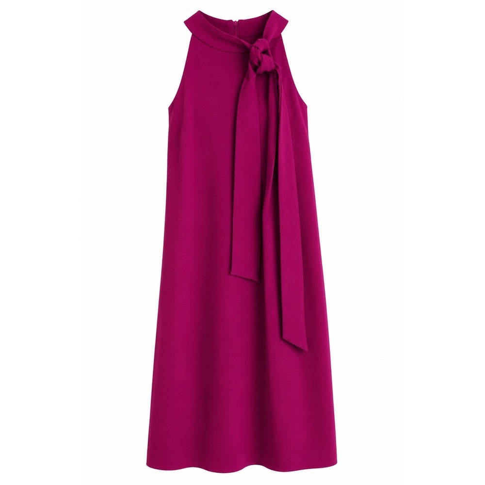 NWT Vince Camuto Raspberry Halter Tie Shift Dress Size 10 MSRP $128 Sleeveless